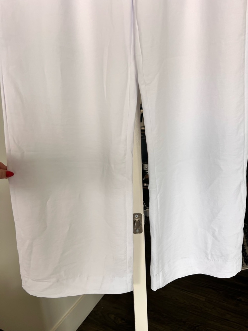 NWT Abercrombie & Fitch Sloane Tailored Wide Leg Pant- White- 32/14 LONG - Picture 3 of 15
